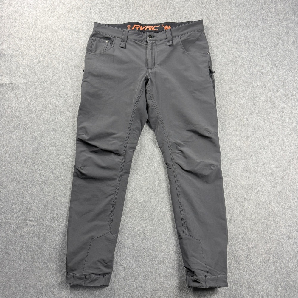 Revolution Race RVRC Adrenaline Outdoor Jeans Mens XL Gray Stretch Hiking